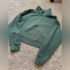 All in Motion Forest Green Zip-Up